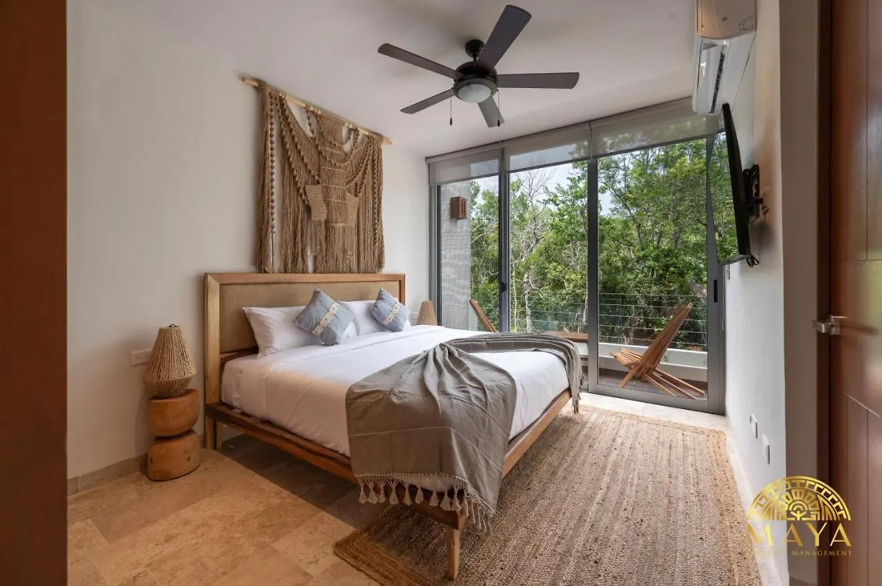 Nhoa 208B Lux 1Br Condo Jungle View In Aldea Zama Tulum Casa vacanze